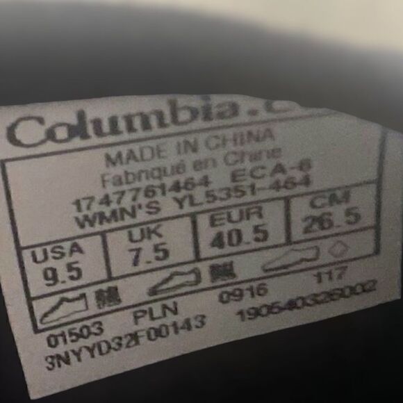 Columbia Crankbait Slip-ons Flats Boat Shoes Navy Denim Size 9.5 - Picture 12 of 13